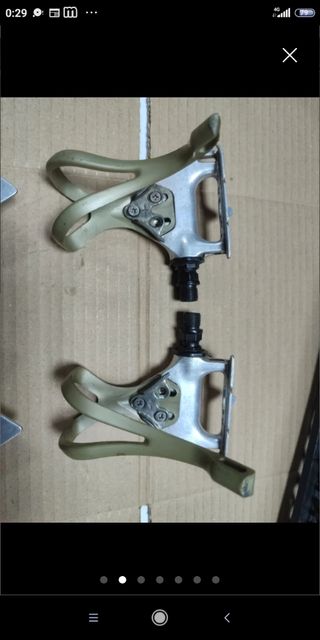 Pedales vintage Shimano bicicleta de  carrera