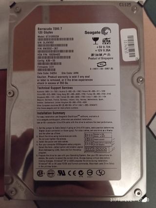 Discoduro Barracuda 7200.7 120GB