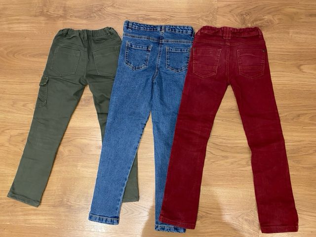 Lote 3 pantalones talla 7-9