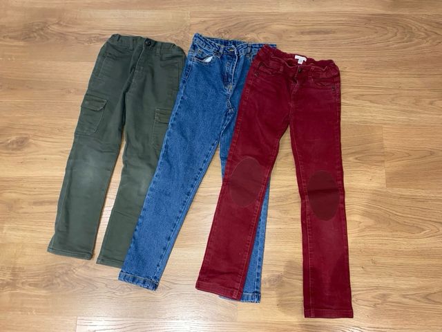 Lote 3 pantalones talla 7-9