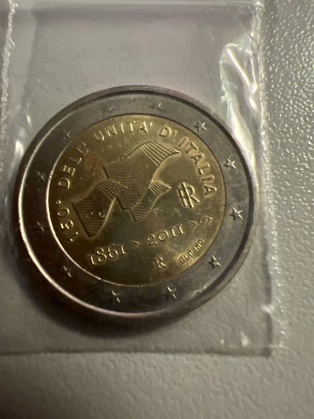 Moneda conmemorativa de Italia, año 2011
