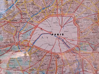 Antiguo plano Paris año 1977 LeCONTE