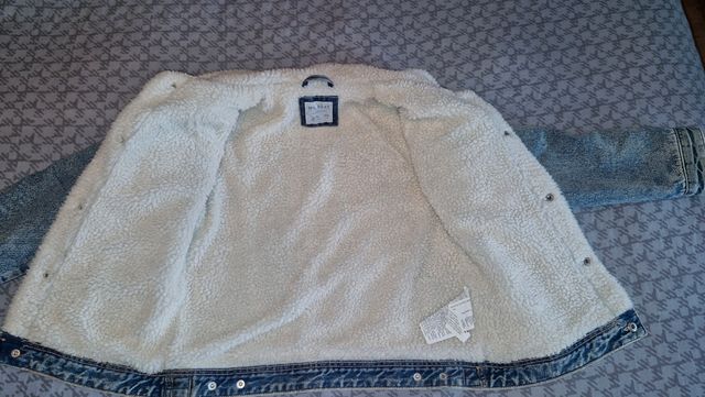 Cazadora vaquera borrego niño