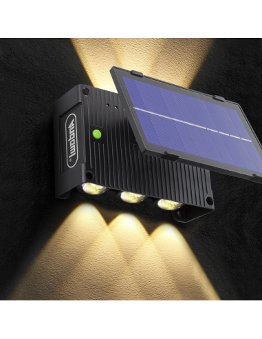 2x Lamparas Led Pared Solar