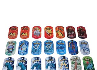 Chapas Pokémon Metálicas 2004