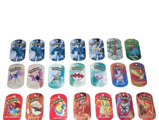 Chapas Pokémon Metálicas 2004
