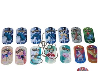 Chapas Pokémon Metálicas 2004
