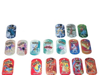Chapas Pokémon Metálicas 2004