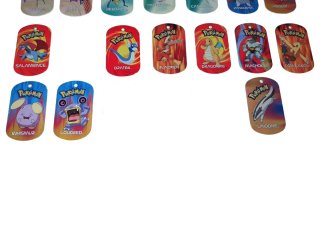 Chapas Pokémon Metálicas 2004