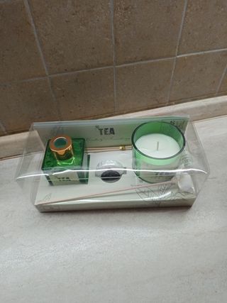 Tris diffusore, candela e saponetta 