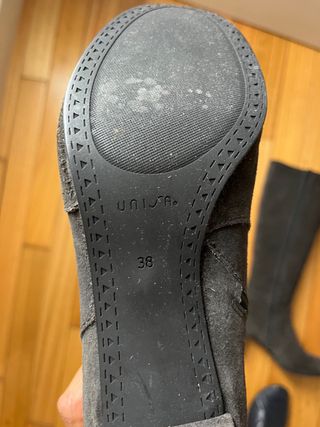 BOTAS ALTAS GRIS ANTE T38