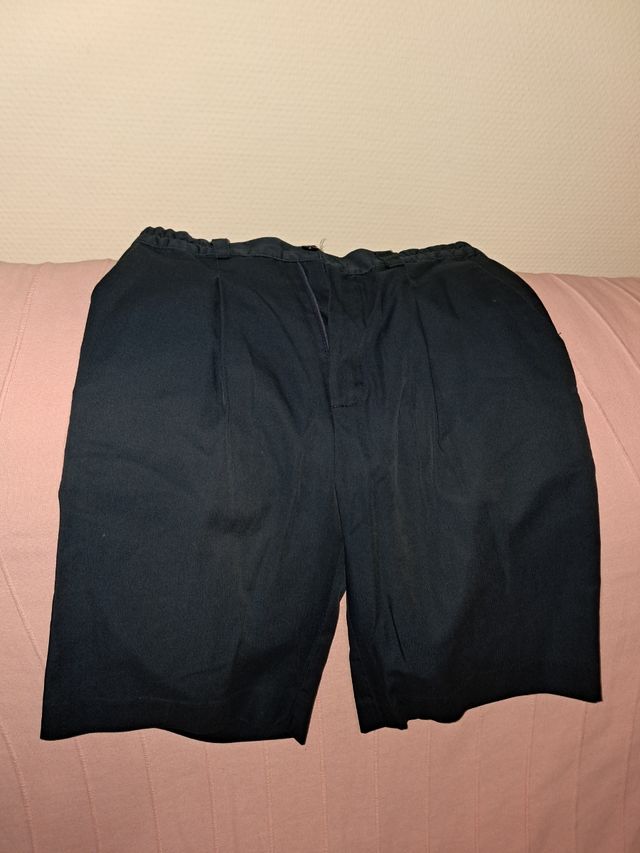 3 Pantalones cortos colegio azul marino