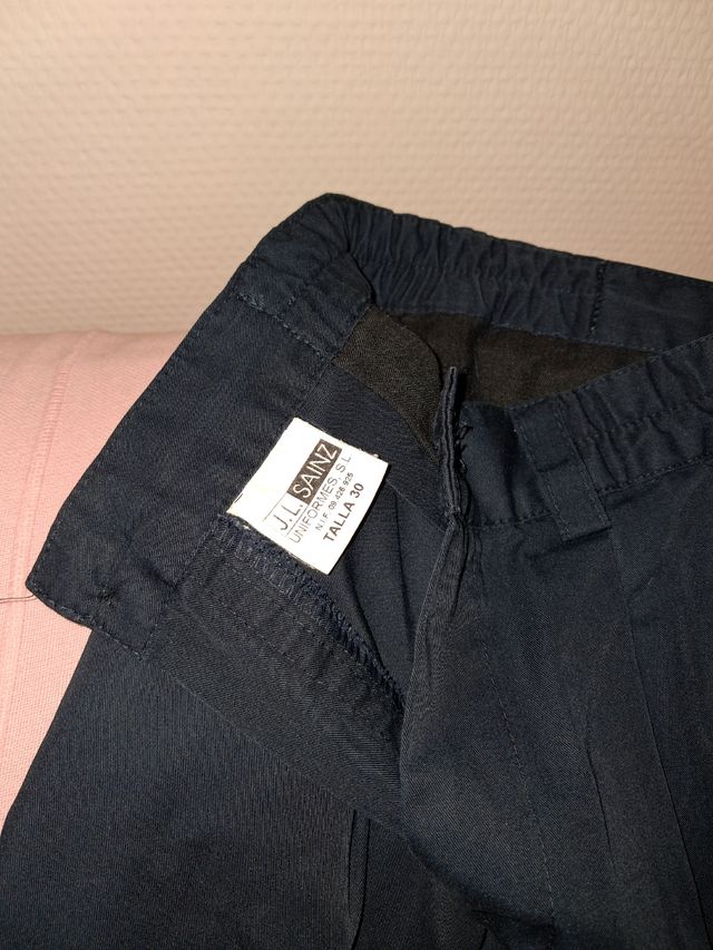 3 Pantalones cortos colegio azul marino