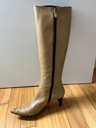 BOTAS ALTAS PIEL T38 COLOR CAMEL