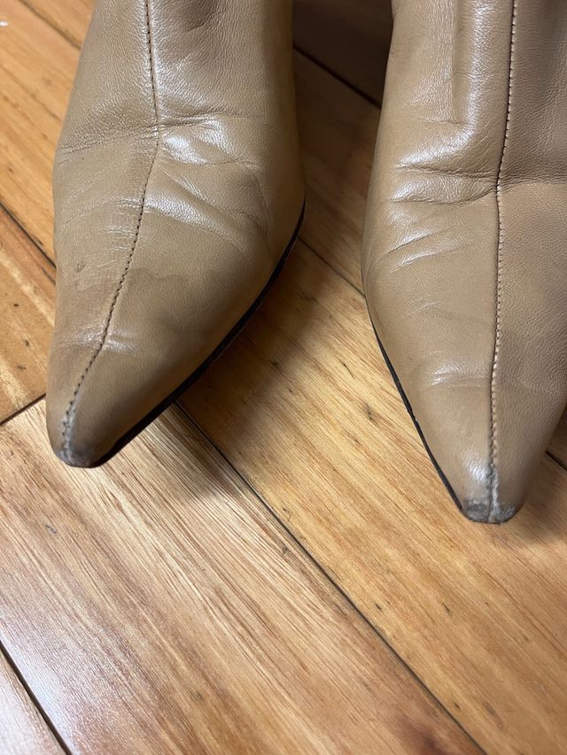 BOTAS ALTAS PIEL T38 COLOR CAMEL