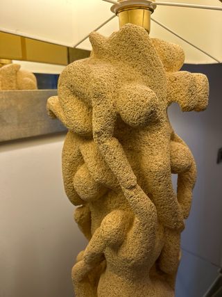 Lampada di Arenaria  pezzo unico fatto a mano