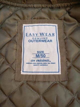 Cazadora acolchada de hombre, EASY WEAR, talla M.