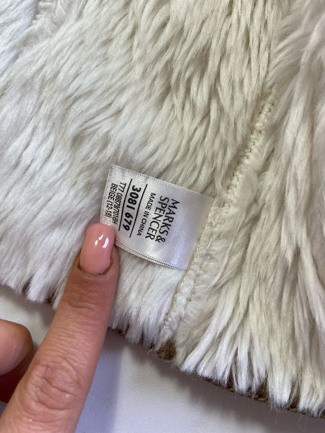 Chaleco niña 12 18 meses 83Cm 