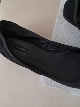 Bailarinas ante piel MANGO