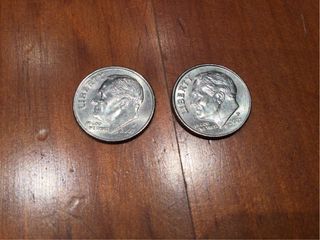 SEIS MONEDAS AMERICANAS ONE DIME