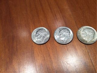 SEIS MONEDAS AMERICANAS ONE DIME