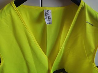 Gilet giallo fluo Decathlon S-M