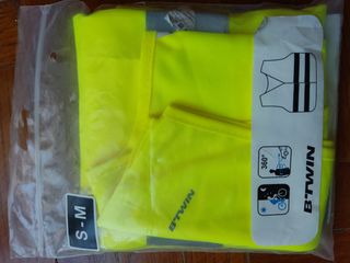 Gilet giallo fluo Decathlon S-M