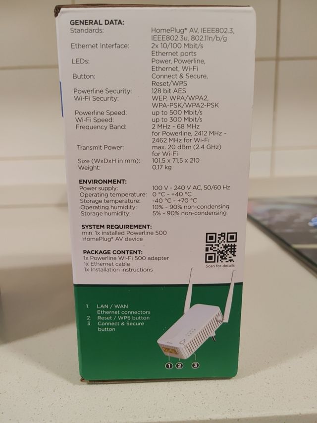 Power wifi 500 adapter 