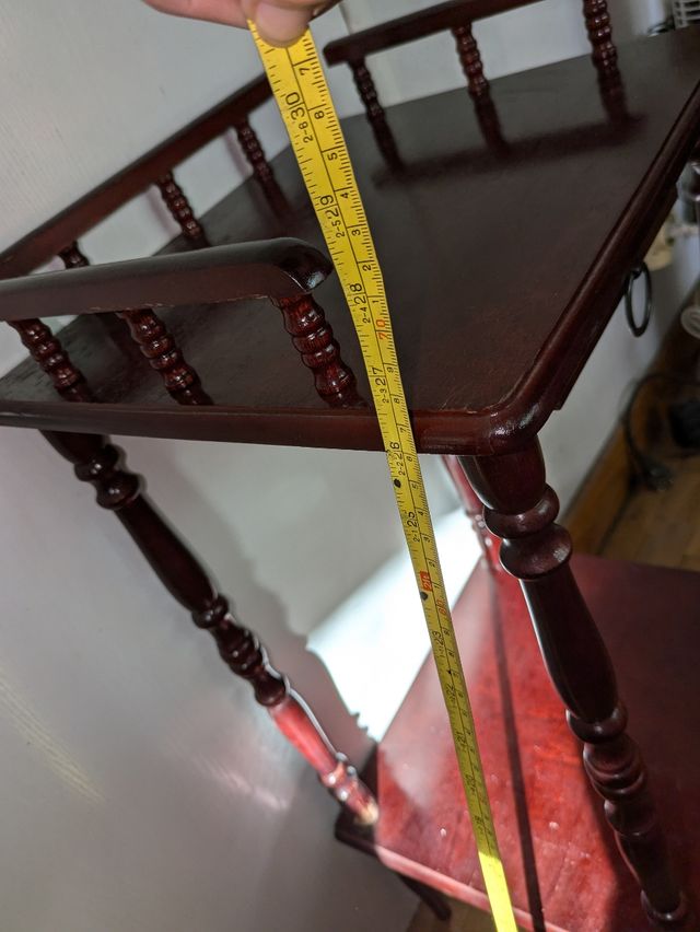 Mesita auxiliar madera maciza