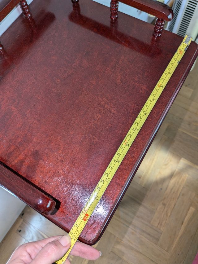 Mesita auxiliar madera maciza