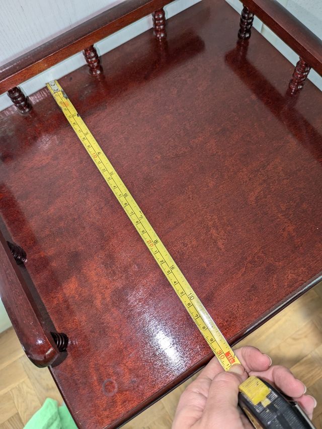 Mesita auxiliar madera maciza