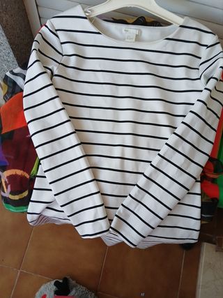 Vestido rayas H&M talla s