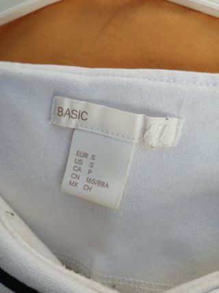 Vestido rayas H&M talla s