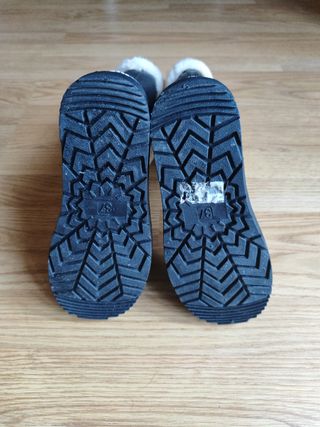 Botas de agua forradas negras Gioseppo t37