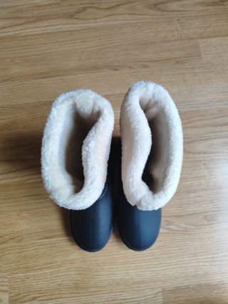 Botas de agua forradas negras Gioseppo t37