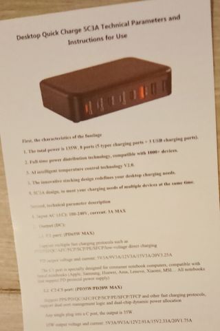 Cargador ultra-rápido 8 puertos