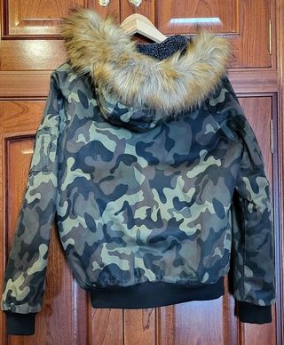 CAZADORA CAMUFLAJE HOMBRE VERDE