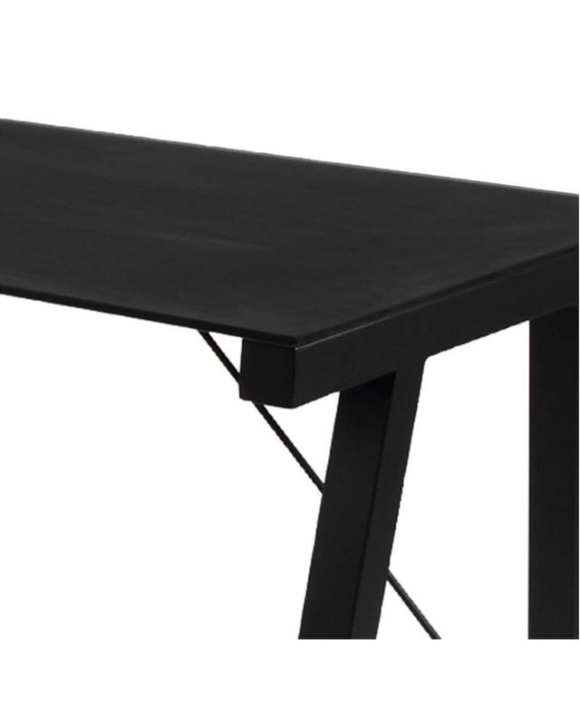 Mesa de escritorio de cristal