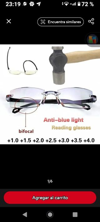 Gafas de lectura hombre y mujer