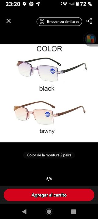 Gafas de lectura hombre y mujer