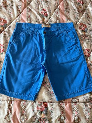 Pantalón azul hombre