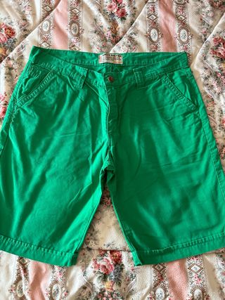 Pantalón verde hombre