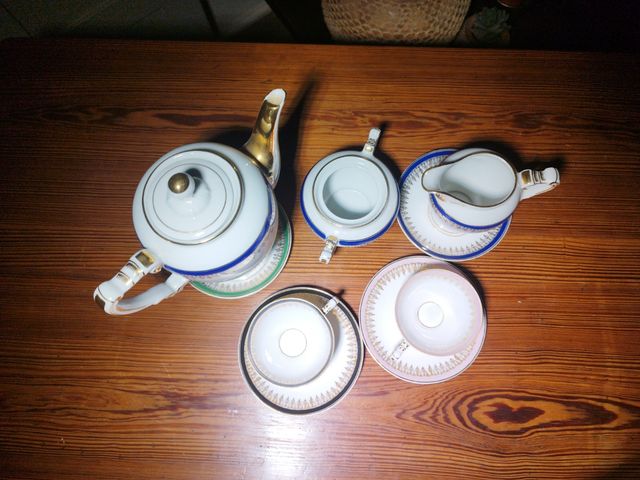 Juego café finisima porcelana Jäger