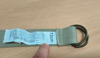 Cinturón infantil de 72 cm de largo marca Zara