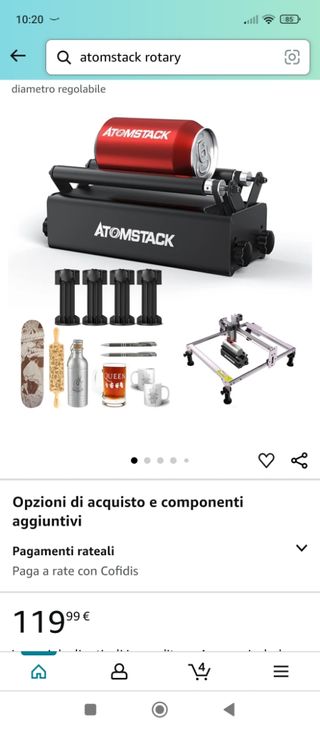 Incisore laser +rotary
