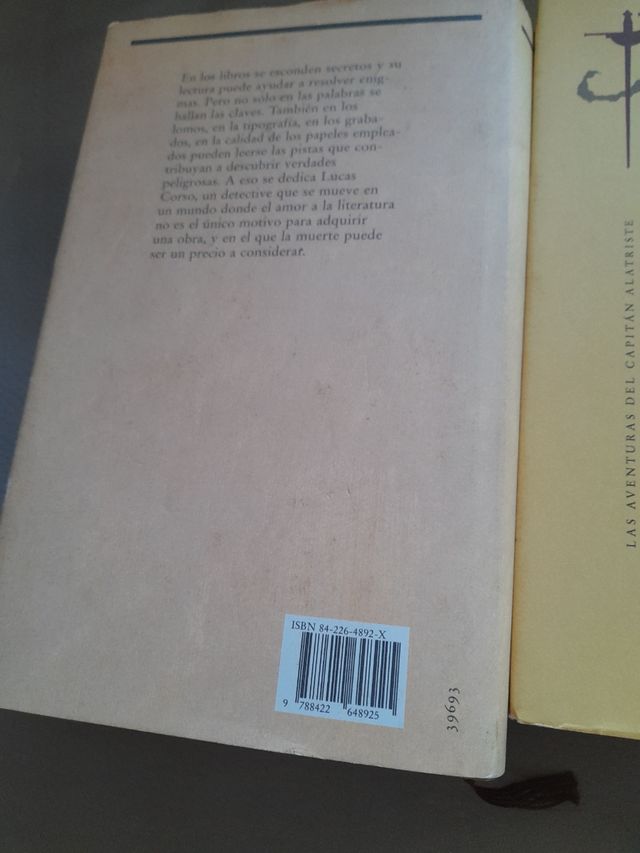 El Club Dumas,el oro del rey 