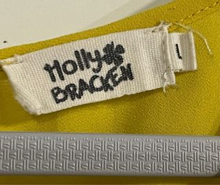 Blusa Holly Bracken mostaza talla L