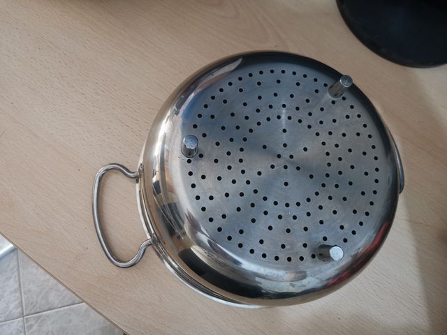 scolapasta inox nuovo