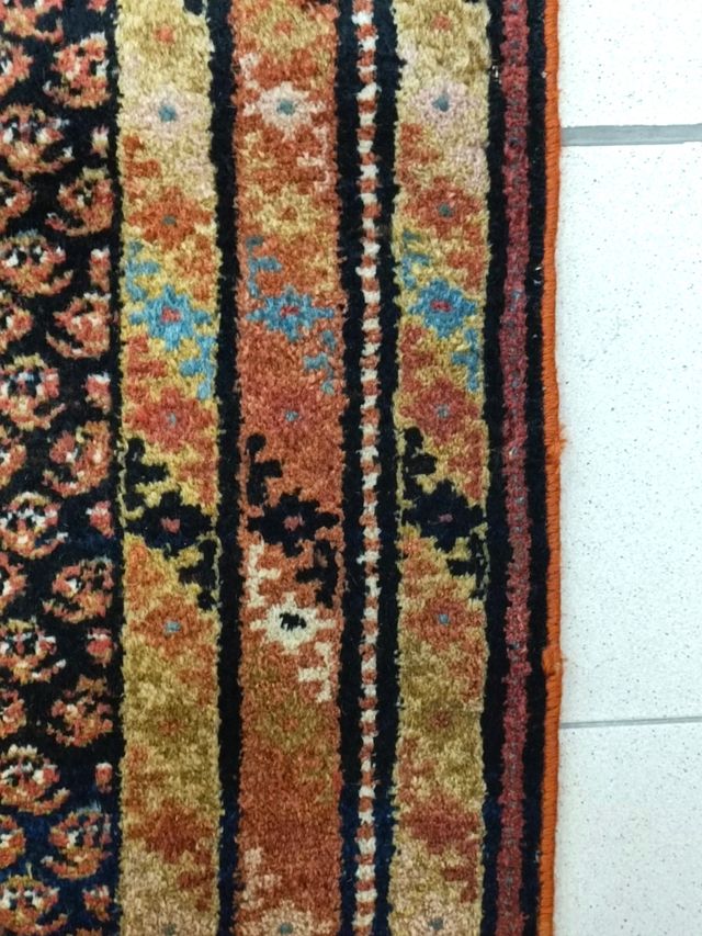 Tappeto persiano antico Malayer 398x100