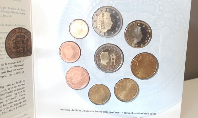 Set Cartera Luxemburgo 2004. VARIANTE H